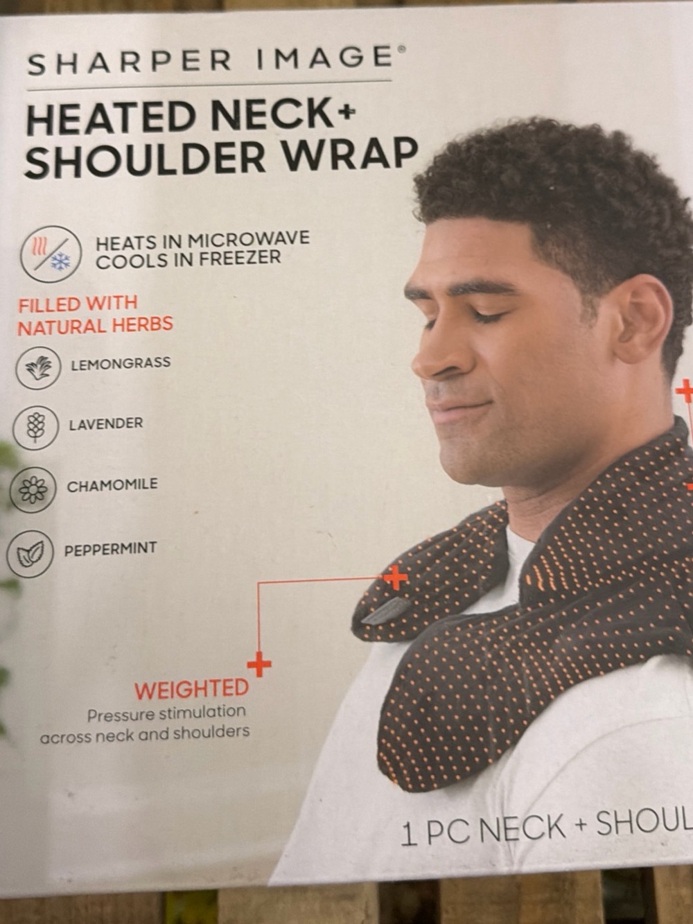 Sharper Image Neck & Shoulder Wrap ew in box